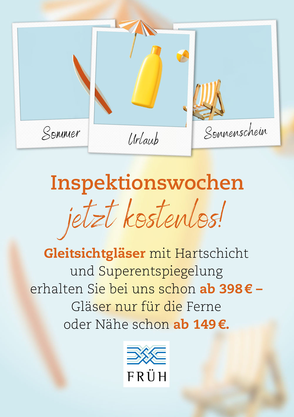 Sonnenbrillen Aktion bei Optiker FRÜH in Böblingen